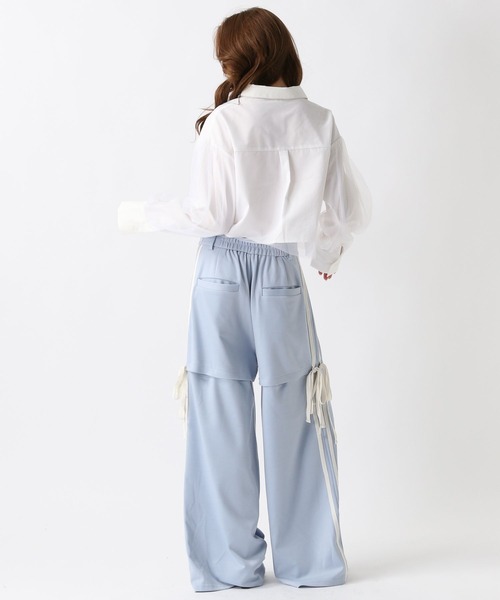 FOREVER 21（フォーエバー トゥエンティーワン）の「【2025SS】2WAYラインジャージパンツ（その他パンツ・レディース・ネイビー/イエロー/ブルー・SMALL/MEDIUM）」の11枚目の写真