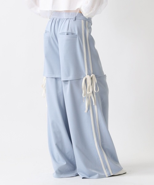 FOREVER 21（フォーエバー トゥエンティーワン）の「【2025SS】2WAYラインジャージパンツ（その他パンツ・レディース・ネイビー/イエロー/ブルー・SMALL/MEDIUM）」の13枚目の写真