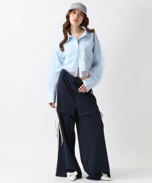 FOREVER 21（フォーエバー トゥエンティーワン）の「【2025SS】2WAYラインジャージパンツ（その他パンツ・レディース・ネイビー/イエロー/ブルー・SMALL/MEDIUM）」の14枚目の写真