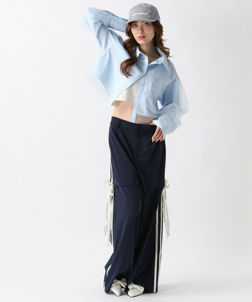 FOREVER 21（フォーエバー トゥエンティーワン）の「【2025SS】2WAYラインジャージパンツ（その他パンツ・レディース・ネイビー/イエロー/ブルー・SMALL/MEDIUM）」の15枚目の写真