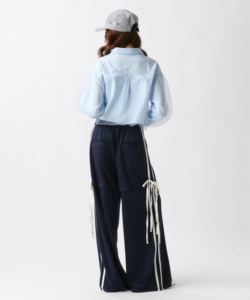 FOREVER 21（フォーエバー トゥエンティーワン）の「【2025SS】2WAYラインジャージパンツ（その他パンツ・レディース・ネイビー/イエロー/ブルー・SMALL/MEDIUM）」の16枚目の写真