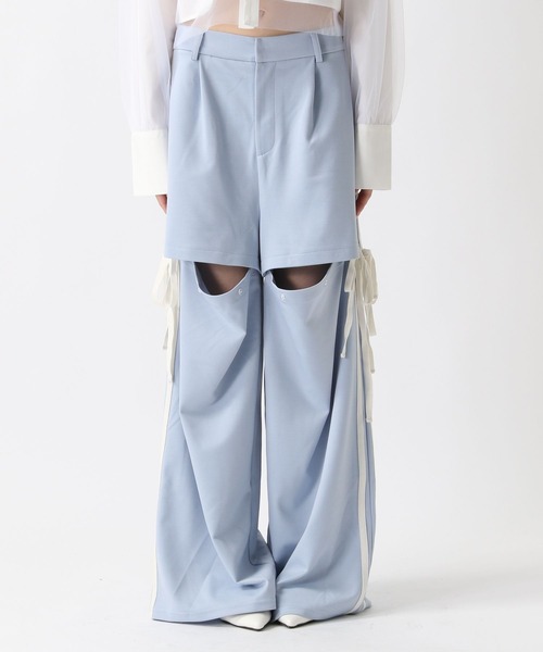 FOREVER 21（フォーエバー トゥエンティーワン）の「【2025SS】2WAYラインジャージパンツ（その他パンツ・レディース・ネイビー/イエロー/ブルー・SMALL/MEDIUM）」の19枚目の写真