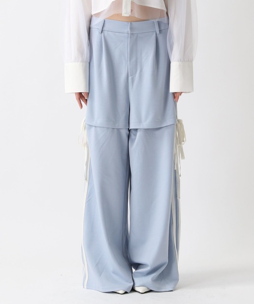 FOREVER 21（フォーエバー トゥエンティーワン）の「【2025SS】2WAYラインジャージパンツ（その他パンツ・レディース・ネイビー/イエロー/ブルー・SMALL/MEDIUM）」の20枚目の写真