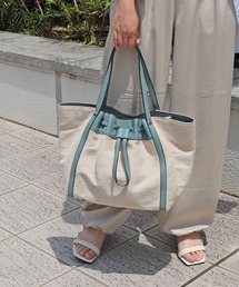 mina perhonen yukinohiハンドメイド ボディバッグ リネン麻 mina perhonen yukinohiハンドメイド ボディバッグ リネン麻