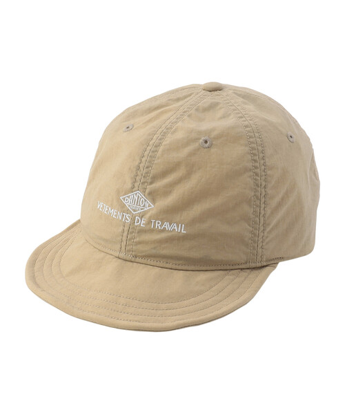 DANTON(ダントン)の「NYLON TAFFETA 6PANEL CAP(キャップ・レディース・ベージュ/ブラック/グレー/ピンク/ネイビー・F)」の3枚目の写真