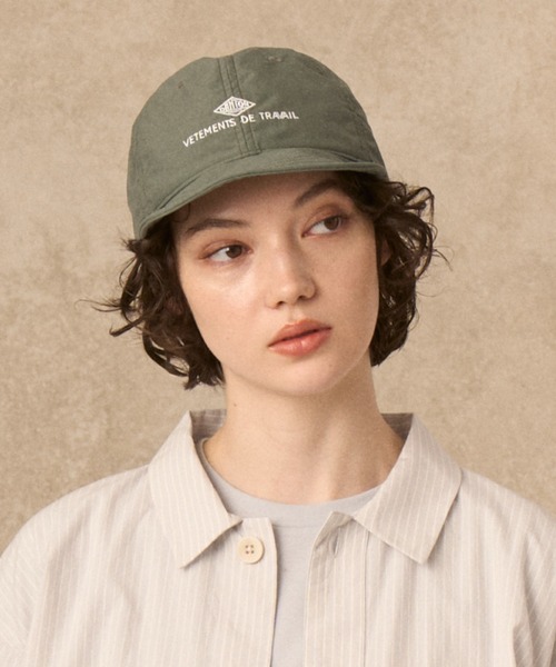DANTON(ダントン)の「NYLON TAFFETA 6PANEL CAP(キャップ・レディース・ベージュ/ブラック/グレー/ピンク/ネイビー・F)」の2枚目の写真