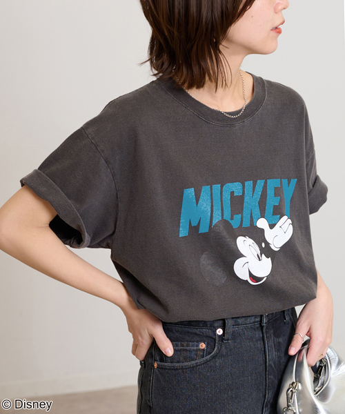GOOD ROCK SPEED(グッドロックスピード)の「【GOOD ROCK SPEED / グッドロックスピード】<MICKEY MOUSE>Tシャツ(Tシャツ/カットソー・レディース・ブラック系その他/ホワイト・MEDIUM)」の11枚目の写真