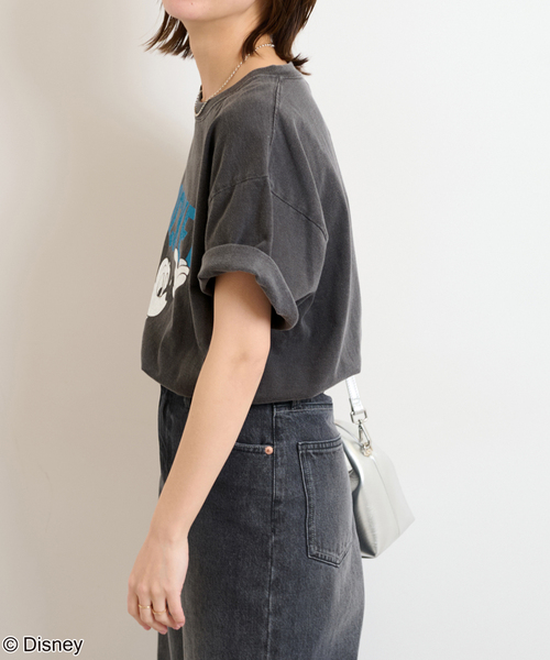 GOOD ROCK SPEED(グッドロックスピード)の「【GOOD ROCK SPEED / グッドロックスピード】<MICKEY MOUSE>Tシャツ(Tシャツ/カットソー・レディース・ブラック系その他/ホワイト・MEDIUM)」の12枚目の写真