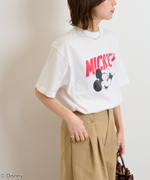 GOOD ROCK SPEED(グッドロックスピード)の「【GOOD ROCK SPEED / グッドロックスピード】<MICKEY MOUSE>Tシャツ(Tシャツ/カットソー・レディース・ブラック系その他/ホワイト・MEDIUM)」の19枚目の写真