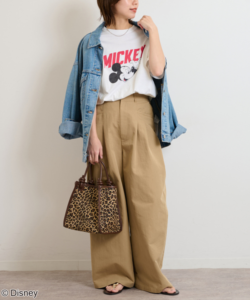 GOOD ROCK SPEED(グッドロックスピード)の「【GOOD ROCK SPEED / グッドロックスピード】<MICKEY MOUSE>Tシャツ(Tシャツ/カットソー・レディース・ブラック系その他/ホワイト・MEDIUM)」の22枚目の写真