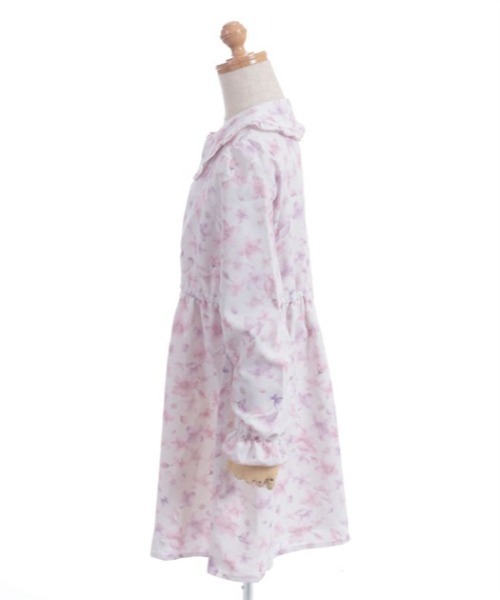axes femme（アクシーズファム）の「サクラ柄シャツワンピース（ワンピース・キッズ・ピンク/キナリ・X-LARGE/LARGE/MEDIUM）」の21枚目の写真