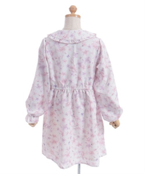 axes femme（アクシーズファム）の「サクラ柄シャツワンピース（ワンピース・キッズ・ピンク/キナリ・X-LARGE/LARGE/MEDIUM）」の22枚目の写真