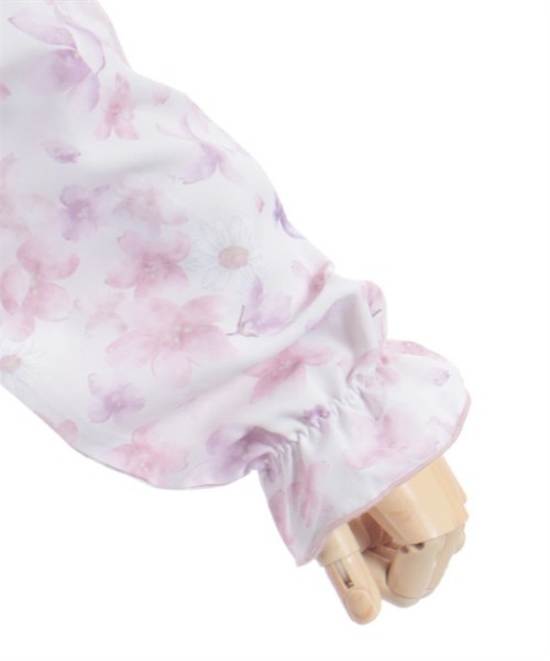 axes femme（アクシーズファム）の「サクラ柄シャツワンピース（ワンピース・キッズ・ピンク/キナリ・X-LARGE/LARGE/MEDIUM）」の16枚目の写真