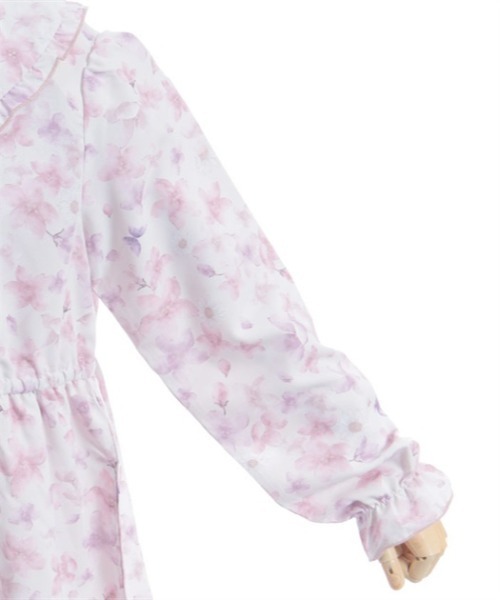 axes femme（アクシーズファム）の「サクラ柄シャツワンピース（ワンピース・キッズ・ピンク/キナリ・X-LARGE/LARGE/MEDIUM）」の17枚目の写真