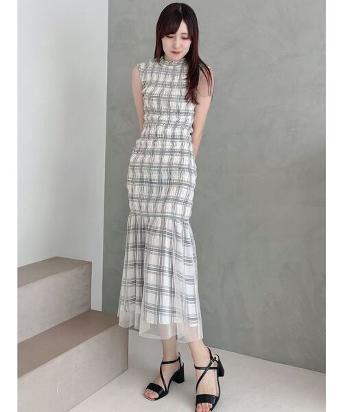 MERCURYDUO（マーキュリーデュオ）の「メタルパーツストラップサンダル（サンダル・レディース・オフホワイト/ブラック/ベージュ・36/38）」の12枚目の写真