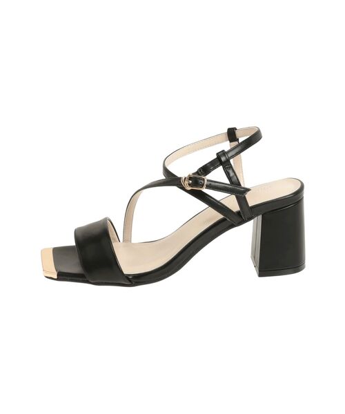 MERCURYDUO（マーキュリーデュオ）の「メタルパーツストラップサンダル（サンダル・レディース・オフホワイト/ブラック/ベージュ・36/38）」の20枚目の写真