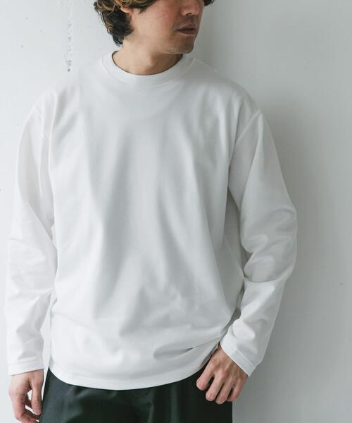 セール】『イージーケア』ポンチ ロングスリーブ Tシャツ（Tシャツ