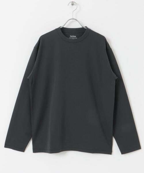 URBAN RESEARCH DOORS(アーバンリサーチドアーズ)の「『イージーケア』ポンチ ロングスリーブ Tシャツ(Tシャツ/カットソー・メンズ・ライトグレー/スミクロ/ホワイト・LARGE/MEDIUM)」の6枚目の写真