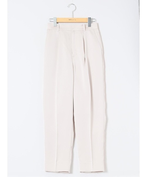 m.f.editorial（エムエフエディトリアル）の「【ハンドウォッシャブル】m.f.エディトリアル レディース 光沢サテン テーパードパンツ(セットアップ可能)（その他パンツ・レディース・ライトグレー/ネイビー・MEDIUM/LARGE）」の22枚目の写真