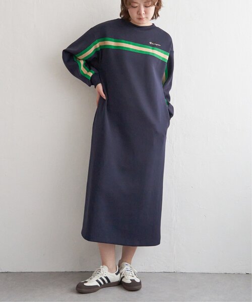 【Champion】ロングスリーブラグビーワンピース Champion（チャンピオン）の「【WEB限定】＜Champion