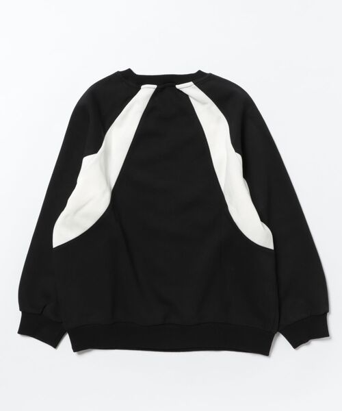 aimoha（アイモハ）の「【aimoha-KIDS-】カラーブロックプリントスウェット（スウェット・キッズ・ブラック/グレー・150/160/110/120/130/140）」の3枚目の写真
