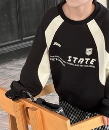 aimoha | 【aimoha-KIDS-】カラーブロックプリントスウェット(スウェット)