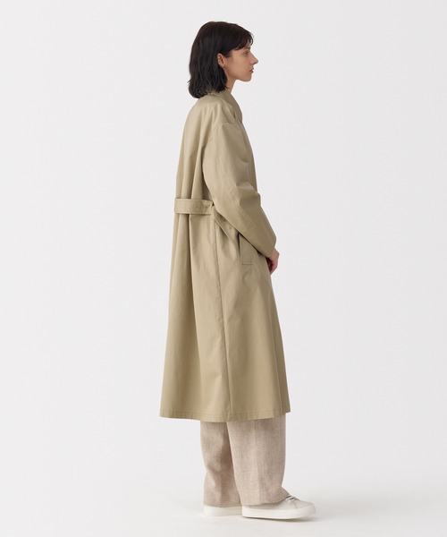 MUJI Labo〕婦人 高密度コットンシングルブレストコート（その他