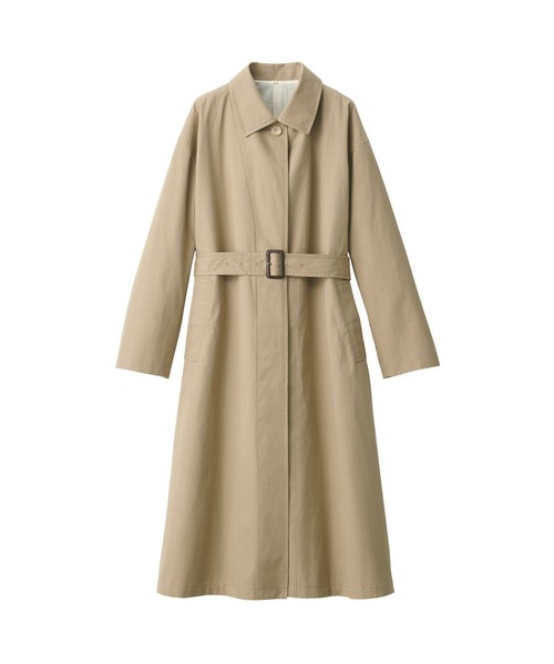 MUJI Labo（ムジラボ）の「〔MUJI Labo〕婦人　高密度コットンシングルブレストコート（その他アウター・レディース・ベージュ/サンドベージュ/ブラック・XL/L/M/S）」の18枚目の写真