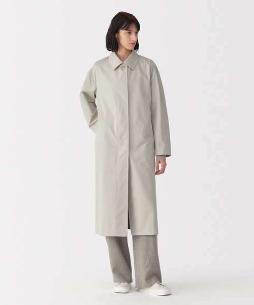 MUJI Labo（ムジラボ）の「〔MUJI Labo〕婦人　高密度コットンシングルブレストコート（その他アウター・レディース・ベージュ/サンドベージュ/ブラック・XL/L/M/S）」の20枚目の写真