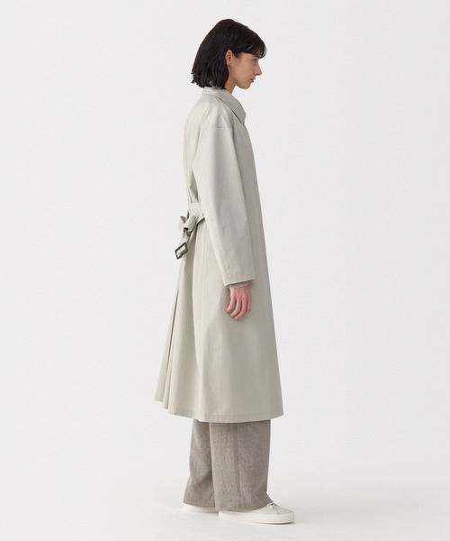 MUJI Labo（ムジラボ）の「〔MUJI Labo〕婦人　高密度コットンシングルブレストコート（その他アウター・レディース・ベージュ/サンドベージュ/ブラック・XL/L/M/S）」の21枚目の写真