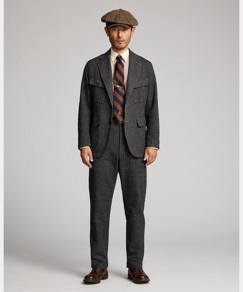 新品*RRL*リネンコットン ヘリンボーン ジャケット *XSダブルアールエル