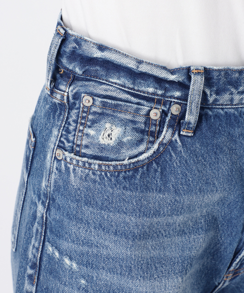 NEEDBY heritage(ニードバイヘリテージ)の「NEEDBY heritage(ニードバイ ヘリテージ)vintage No.2 N1V2V043710B(デニムパンツ・レディース・ネイビー・26/25/24/23)」の9枚目の写真