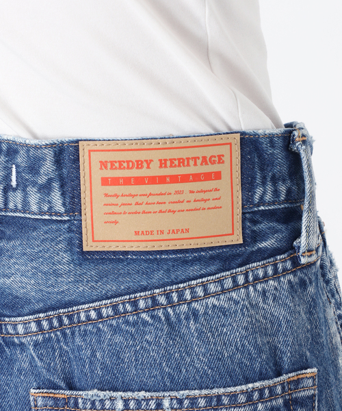 NEEDBY heritage(ニードバイヘリテージ)の「NEEDBY heritage(ニードバイ ヘリテージ)vintage No.2 N1V2V043710B(デニムパンツ・レディース・ネイビー・26/25/24/23)」の11枚目の写真
