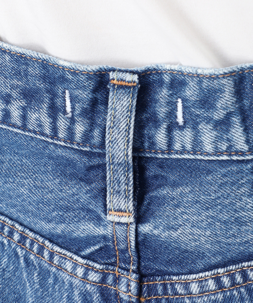 NEEDBY heritage(ニードバイヘリテージ)の「NEEDBY heritage(ニードバイ ヘリテージ)vintage No.2 N1V2V043710B(デニムパンツ・レディース・ネイビー・26/25/24/23)」の12枚目の写真