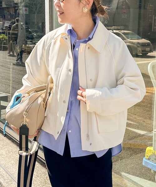 中空チノトラペーズブルゾン（ブルゾン）｜NOLLEY 