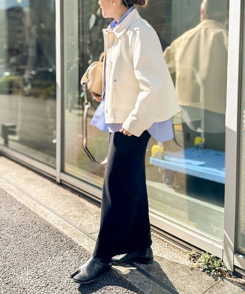 セール】中空チノトラペーズブルゾン（ブルゾン）｜NOLLEY 