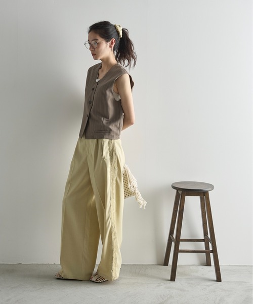 GRAMM フィッシュテール レースパンツ パンツ ボトム レース[品番：FI000005058]｜futier land（フュー