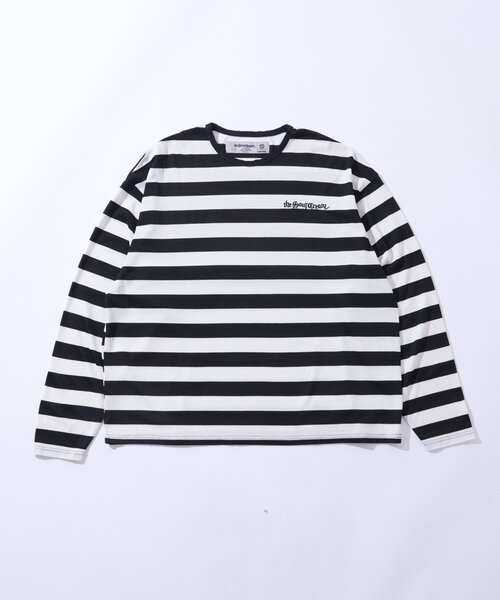 Sourcream（サワークリーム）の「【Sourcream/サワークリーム】ボーダーロンTEE（Tシャツ/カットソー・レディース・チャコールグレー/ホワイト/パープル・FREE）」の11枚目の写真