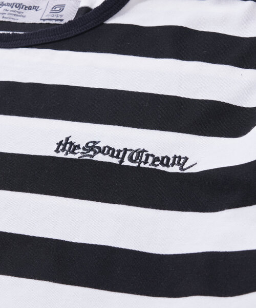 Sourcream（サワークリーム）の「【Sourcream/サワークリーム】ボーダーロンTEE（Tシャツ/カットソー・レディース・チャコールグレー/ホワイト/パープル・FREE）」の21枚目の写真