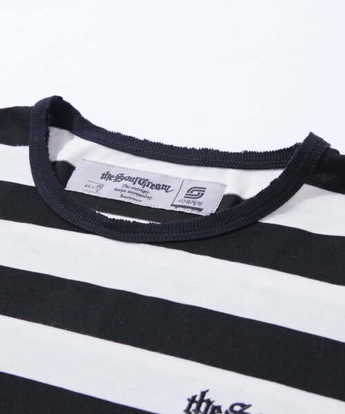 Sourcream（サワークリーム）の「【Sourcream/サワークリーム】ボーダーロンTEE（Tシャツ/カットソー・レディース・チャコールグレー/ホワイト/パープル・FREE）」の20枚目の写真