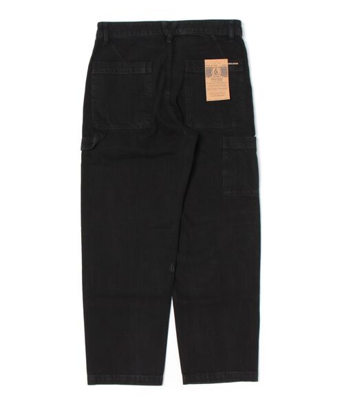 VOLCOM（ボルコム）の「VOLCOM/ボルコム デニム/ロンパン テーパードフィット A1932401（デニムパンツ・メンズ・ブラック・28inch/30inch/32inch）」の2枚目の写真