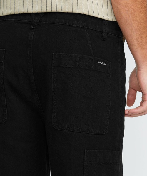 VOLCOM（ボルコム）の「VOLCOM/ボルコム デニム/ロンパン テーパードフィット A1932401（デニムパンツ・メンズ・ブラック・28inch/30inch/32inch）」の5枚目の写真