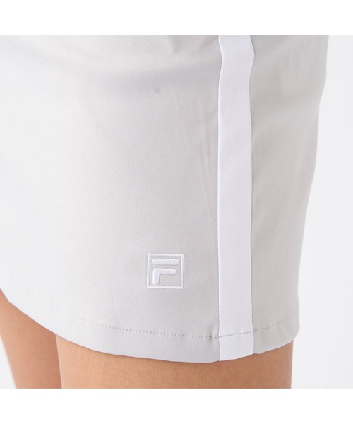 FILA GOLF(フィラゴルフ )の「FILA GOLF/フィラ ゴルフ ゴルフウェア 撥水 吸水速乾 台形 ミニ丈 スカート インナーパンツ付き セットアイテム(スカート・レディース・カーキ/ライトグレー/ホワイト/ネイビー/ブラック・LL/L/M)」の21枚目の写真