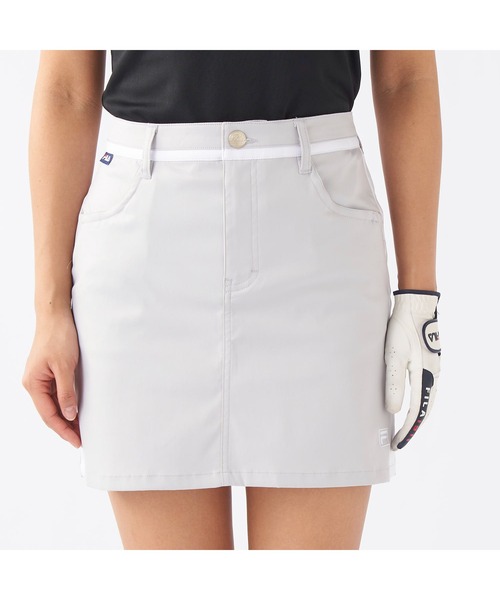 FILA GOLF(フィラゴルフ )の「FILA GOLF/フィラ ゴルフ ゴルフウェア 撥水 吸水速乾 台形 ミニ丈 スカート インナーパンツ付き セットアイテム(スカート・レディース・カーキ/ライトグレー/ホワイト/ネイビー/ブラック・LL/L/M)」の17枚目の写真
