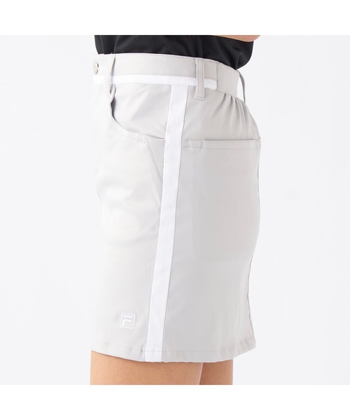 FILA GOLF(フィラゴルフ )の「FILA GOLF/フィラ ゴルフ ゴルフウェア 撥水 吸水速乾 台形 ミニ丈 スカート インナーパンツ付き セットアイテム(スカート・レディース・カーキ/ライトグレー/ホワイト/ネイビー/ブラック・LL/L/M)」の18枚目の写真