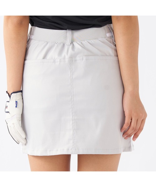 FILA GOLF(フィラゴルフ )の「FILA GOLF/フィラ ゴルフ ゴルフウェア 撥水 吸水速乾 台形 ミニ丈 スカート インナーパンツ付き セットアイテム(スカート・レディース・カーキ/ライトグレー/ホワイト/ネイビー/ブラック・LL/L/M)」の19枚目の写真