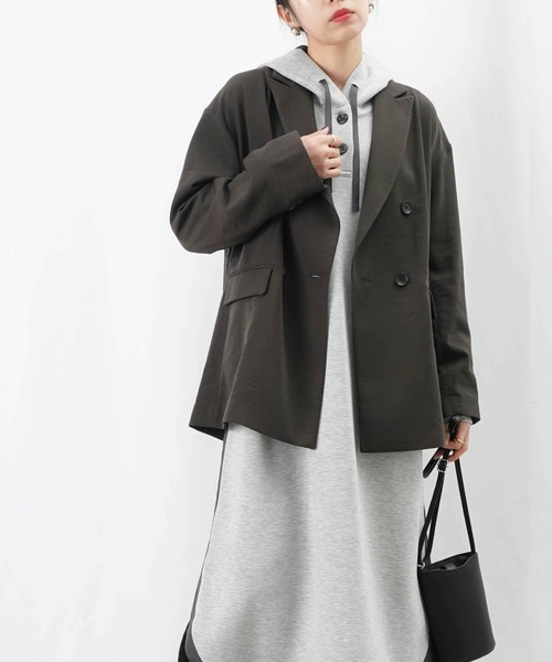 セール】LC/LLL ラインカットパーカーワンピース（ワンピース