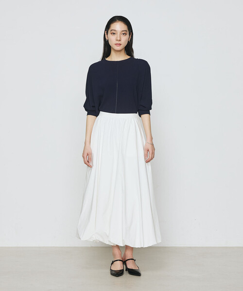 K.T KIYOKO TAKASE（キヨコタカセ）の「バックサテン ドルマンスリーブプルオーバー（シャツ/ブラウス・レディース・ロイヤルブルー/ネイビー/ライトグレー・9号/7号）」の19枚目の写真