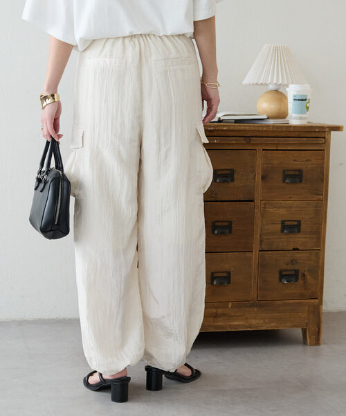 ワッシャーサテンカーゴパンツ（その他パンツ）｜DISCOAT（ディス