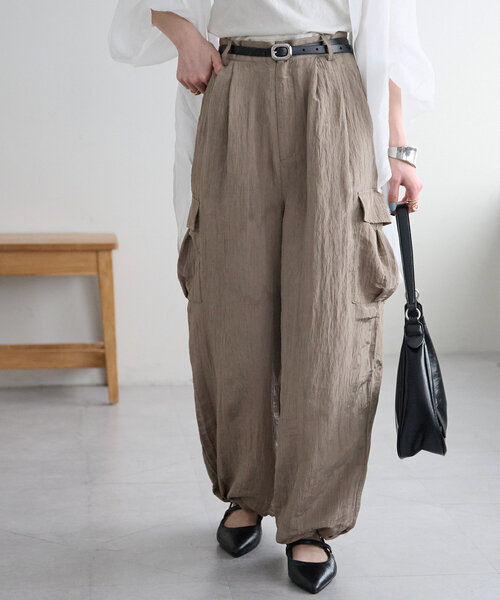 さらさま専用ligdot⭐︎サテンカーゴパンツ⭐︎ワイドパンツ